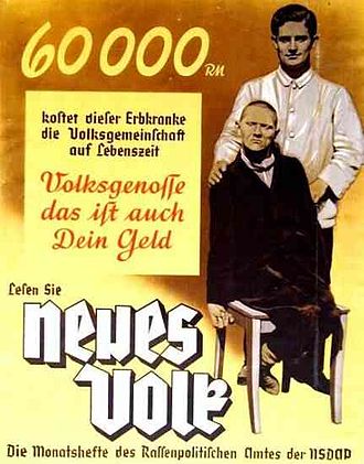 Campagne de propagande pour l'euthanasie des déments en 1938